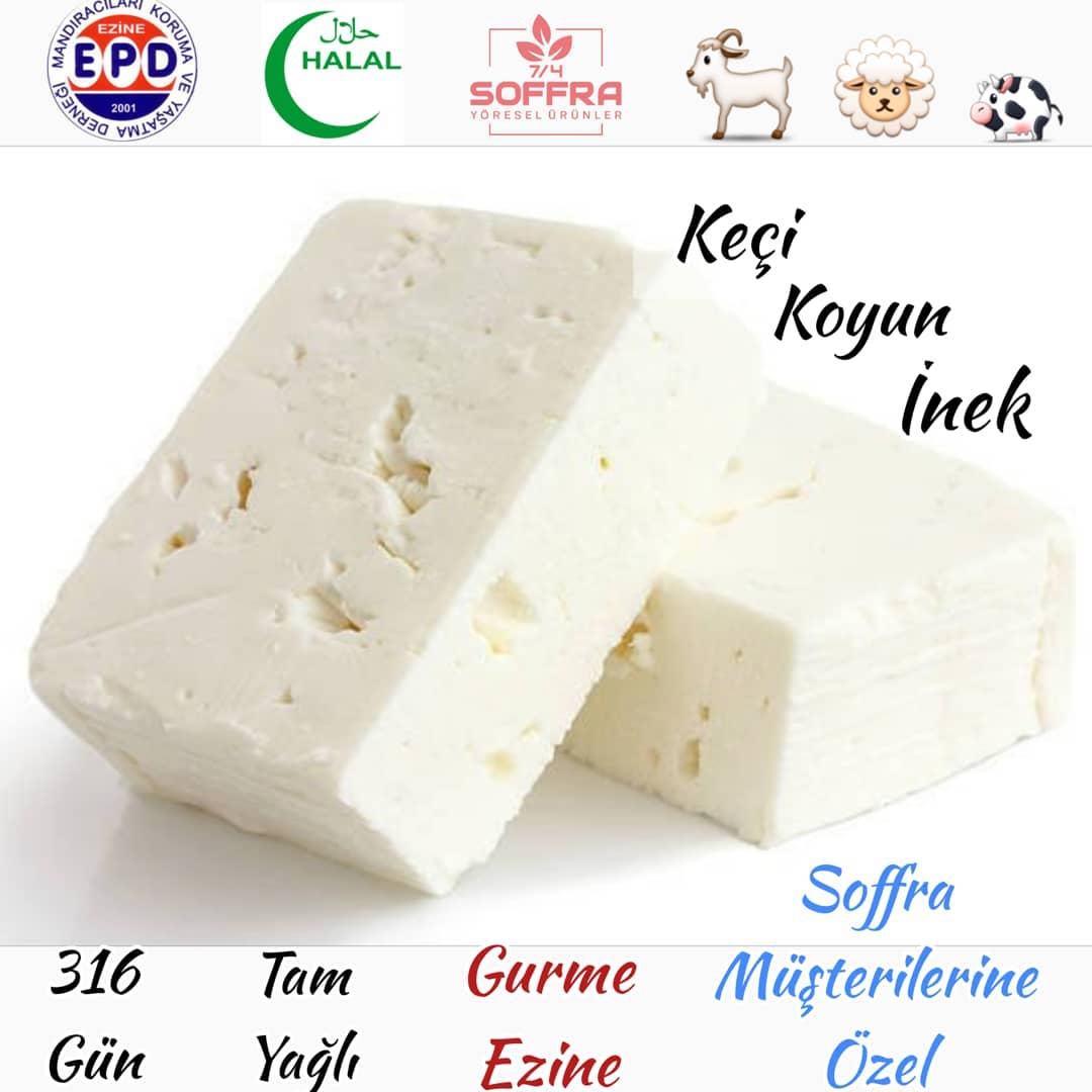 Gurme Tam Yağlı Klasik Peynir (Keçi Koyun İnek)