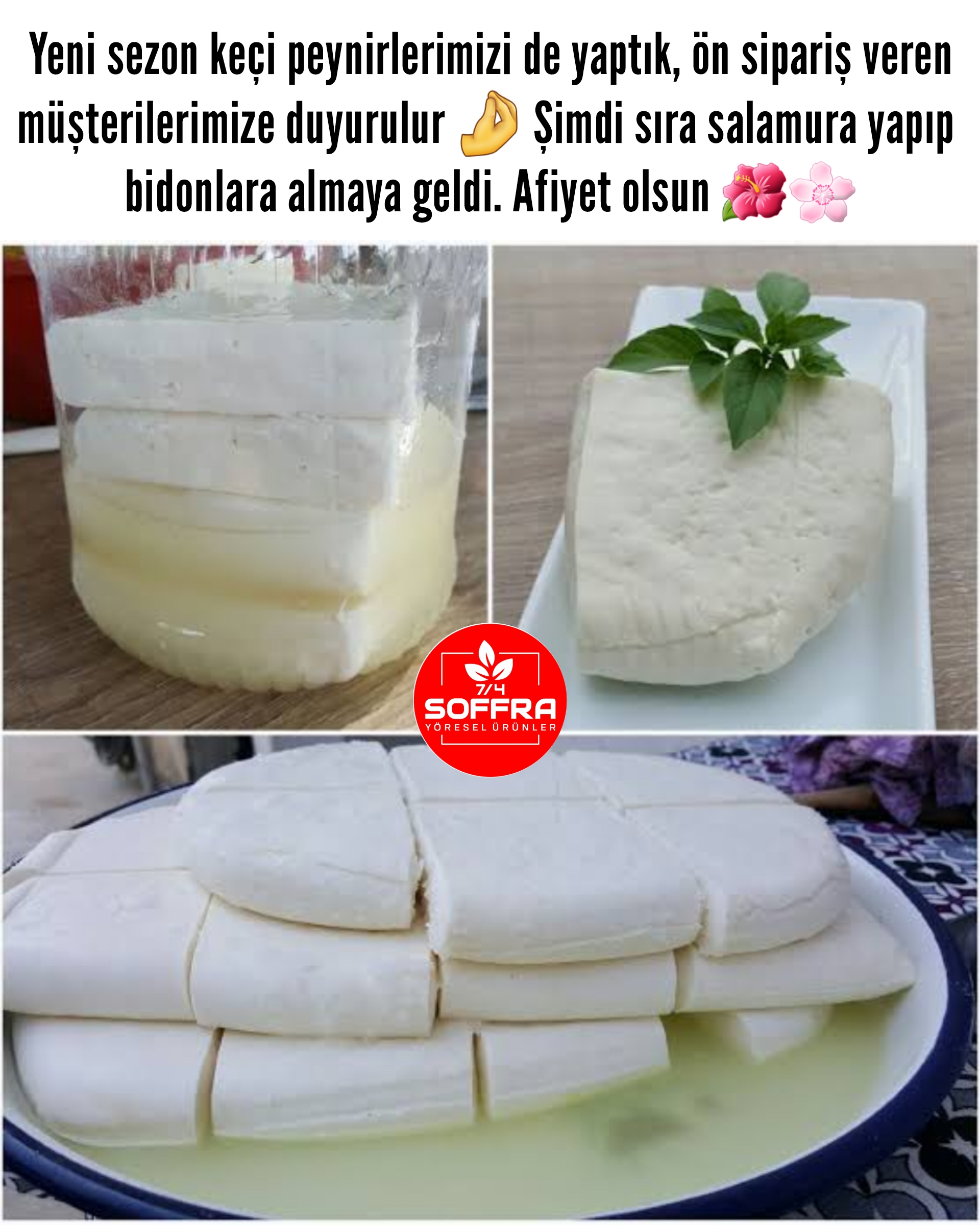 Yörük Keçi Peyniri (Dağ Kıl Keçi) 1 kg net
