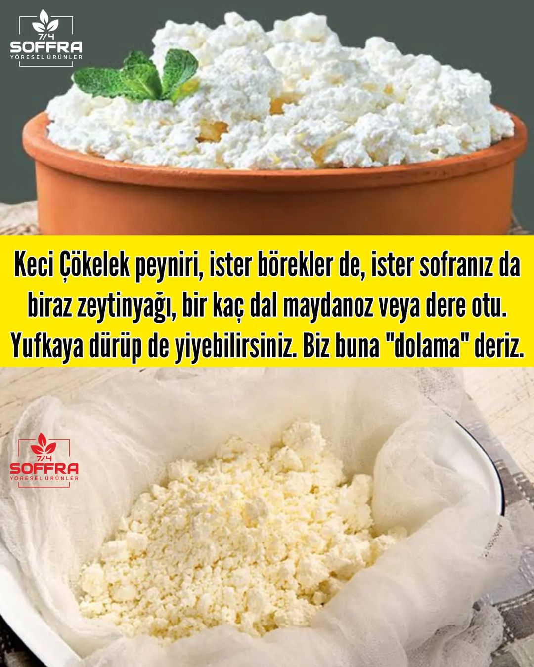 Keçi Çökelek Peynir (Keçi Lor) 1kg